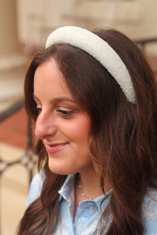 Colette Headband in White