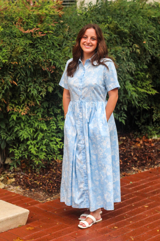 Seaside Blue Dress