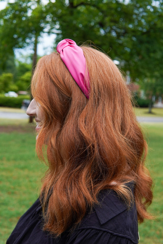 Blair Headband in Magenta