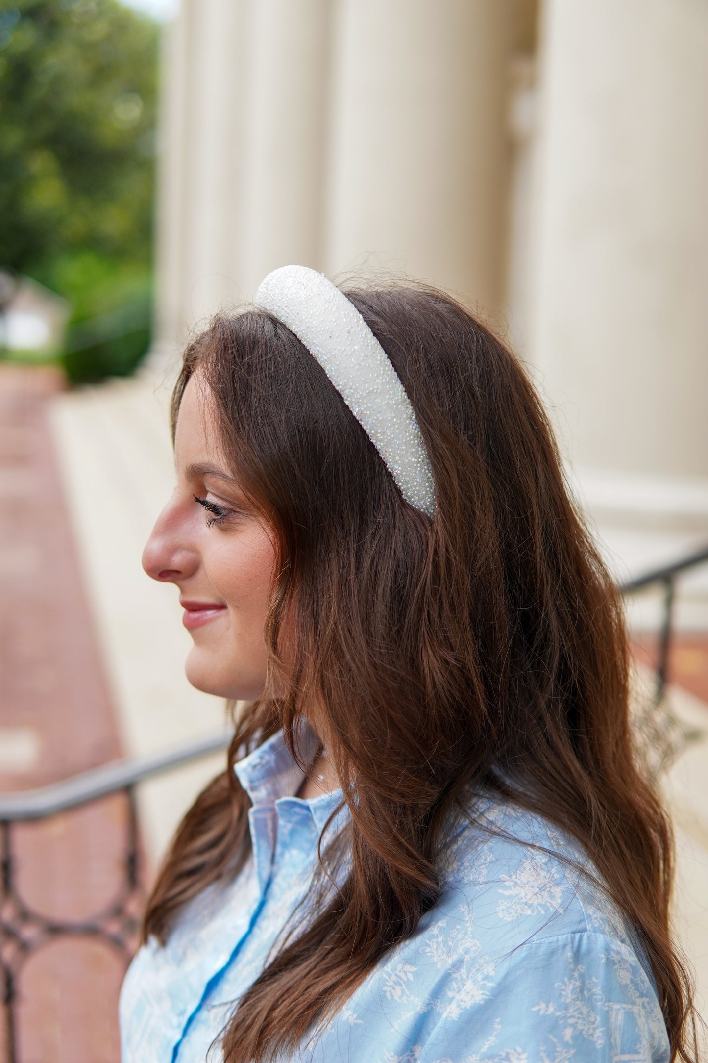 Colette Headband in White